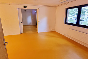 Erweiterung Ev. Kita Grünes Dreieck, 1.8.2023 (© Andreas Kaul)