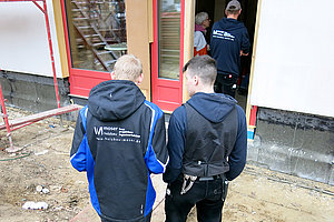 Ev. Kita Regebogenland: Richtfest 26.2.2025 (© Wolf D. Wust/Redaktion Charlie)