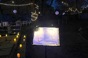 Ev. Kita Neutempelhof: Martinsfest, 12.11.2025 (© Astrid Seidentopf)