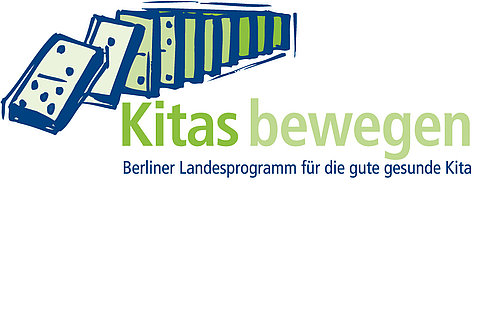 Logo Berliner Landesprogramm "Kitas bewegen"