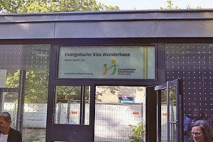 Ev. Kita Wunderhaus: Eröffnung Erweiterungsbau, 20.9.2024 (© Wolf Wust/Redaktion Charlie)