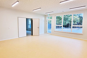 Erweiterung Ev. Kita Wunderhaus (ehem. Plötzensee): Gruppenraum 1, 15.10.2024 (© Andreas Kaul)