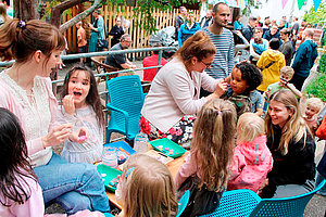 Ev. Kita am Lietzensee: Sommerfest und 90-Jahre-Jubiläum, 10. Juli 2025 (© Marina Bülow)