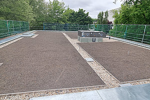 Erweiterung Ev. Kita Plötzensee: Dach Neubau, 7.5.2024 (© Andreas Kaul)