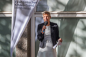 Ev. Kita Wunderhaus: Eröffnung Erweiterungsbau, 20.9.2024 (© Thomas Drechsler/Redaktion Charlie)