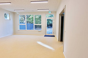 Erweiterung Ev. Kita Wunderhaus (ehem. Plötzensee): Gruppenraum 2, 15.10.2024 (© Andreas Kaul)