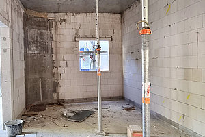 Erweiterung Ev. Kita Plötzensee: Rohbau Decke erstellt, 5.9.2023 (© Andreas Kaul)
